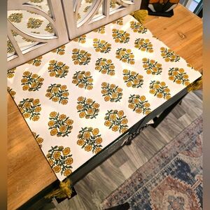💚Floral place mats with Tassels (Set of 4)